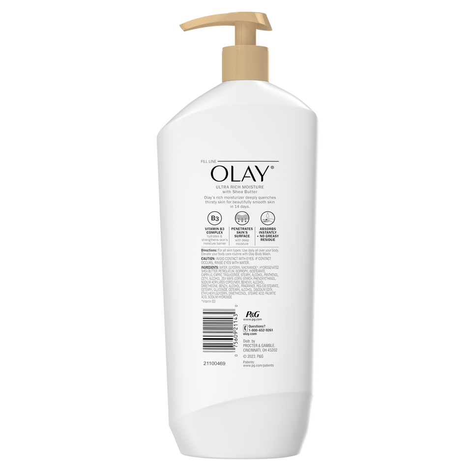 Olay Ultra Rich Moisture Hydrating Body Lotion - Image 3