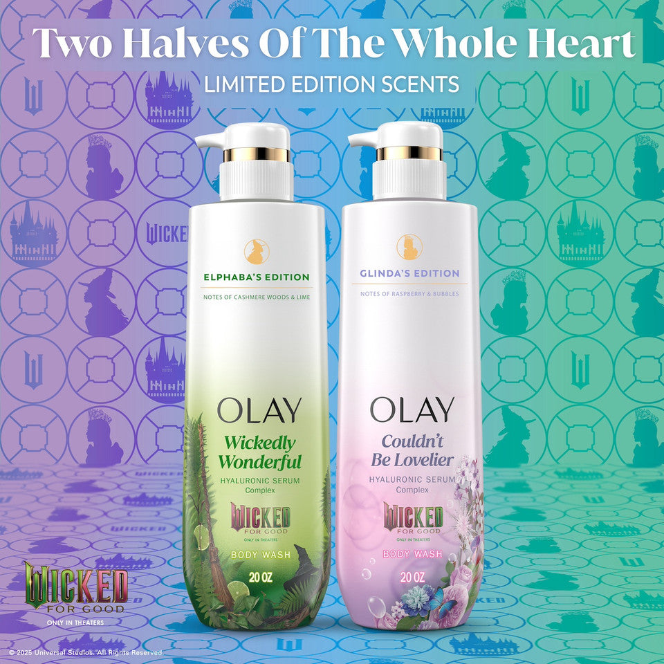 Olay Limited Edition Serum Body Wash, Wickedly Wonderful, 20 fl oz, Elphaba's Edition Hydrating Body Wash - Image 8