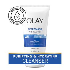 Alternative view of Olay Refreshing Gel Cleanser with Hyaluronic
