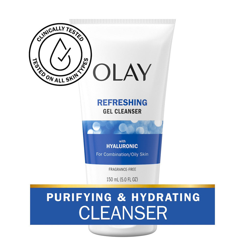 Olay Refreshing Gel Cleanser with Hyaluronic - Image 2
