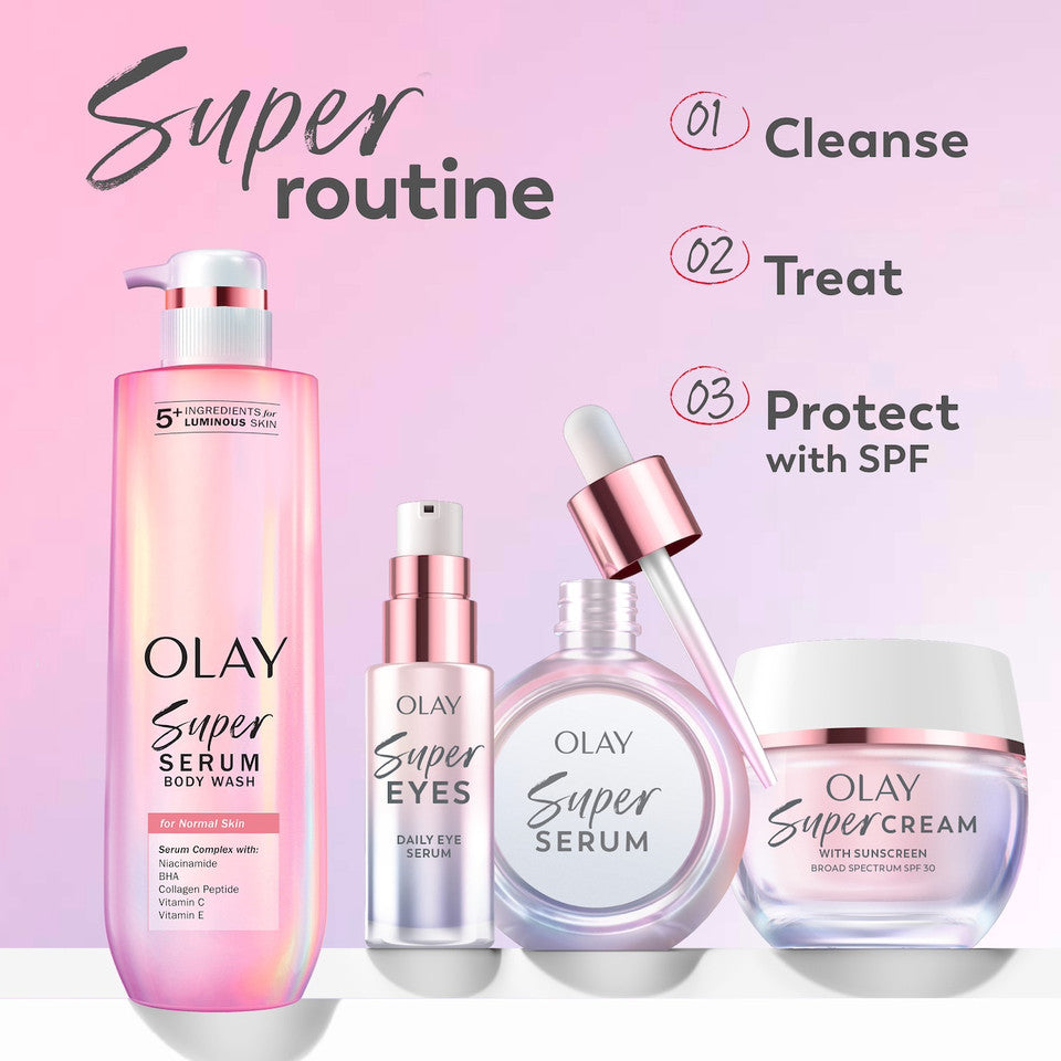 Olay Super Cream with Sunscreen SPF 30, Ultra Lightweight SPF Face Moisturizer - Image 10