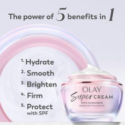 Alternative view of Olay Super Cream with Sunscreen SPF 30, Ultra Lightweight SPF Face Moisturizer